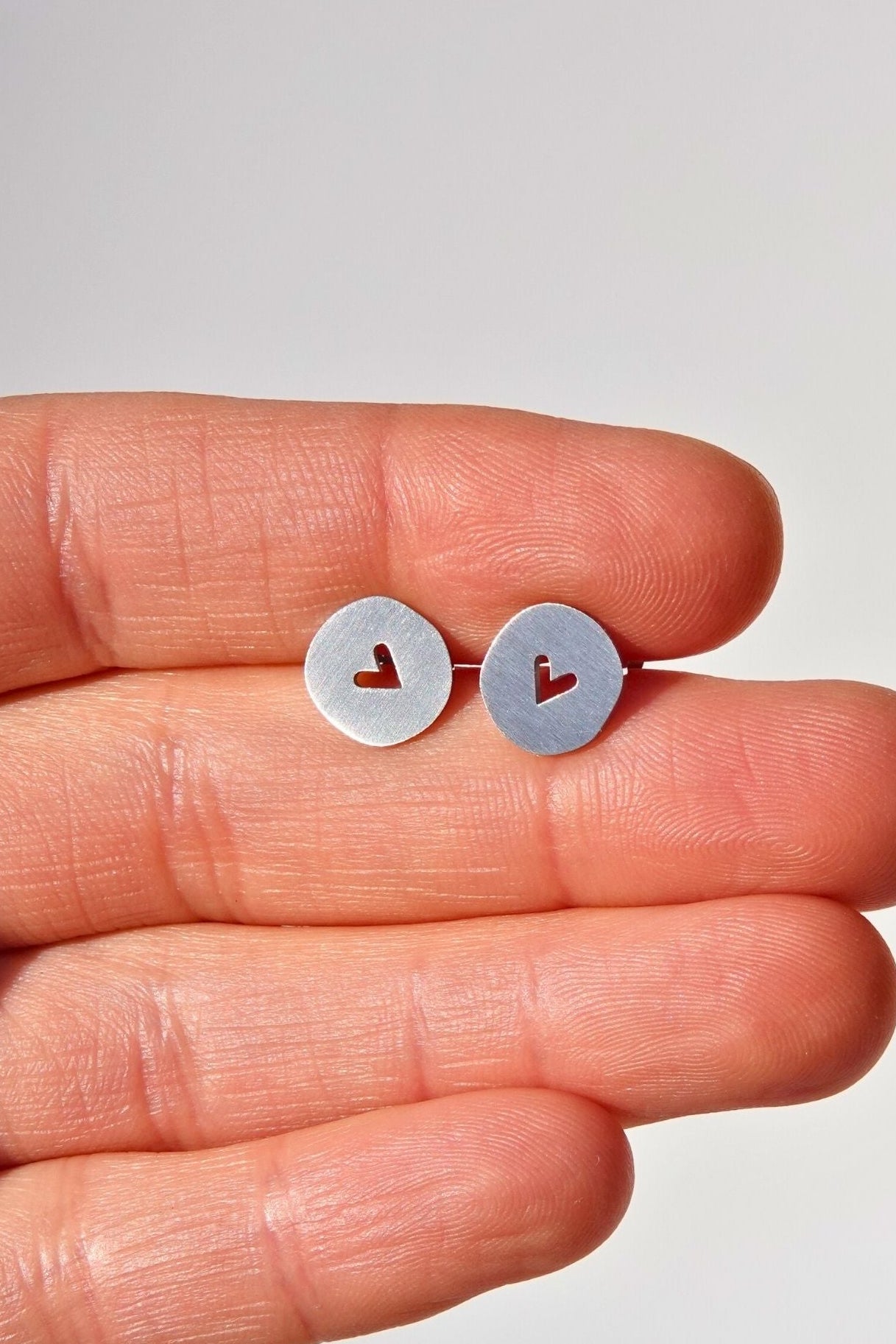 Double Hearts Studs