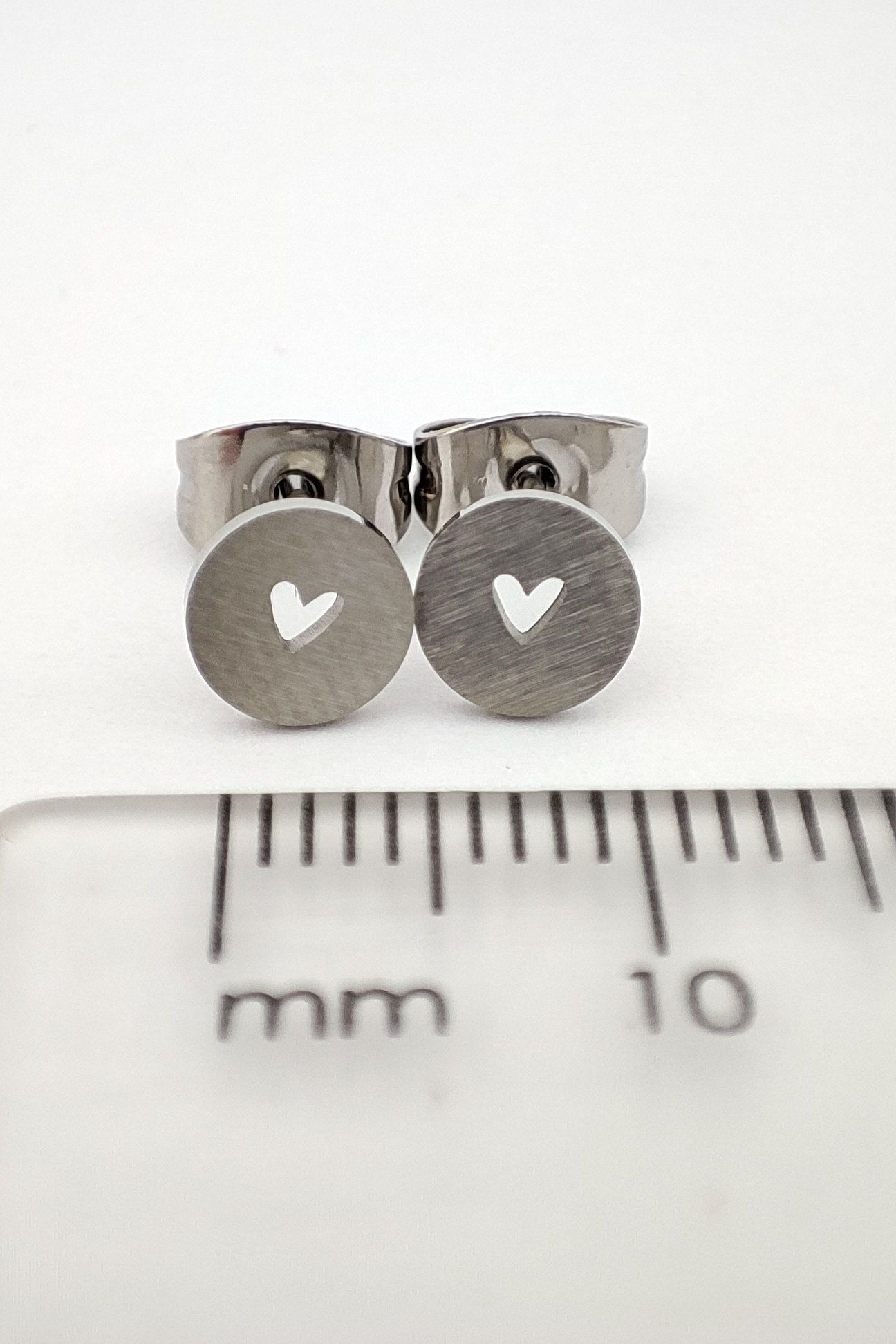 Heart cut out stainless steel