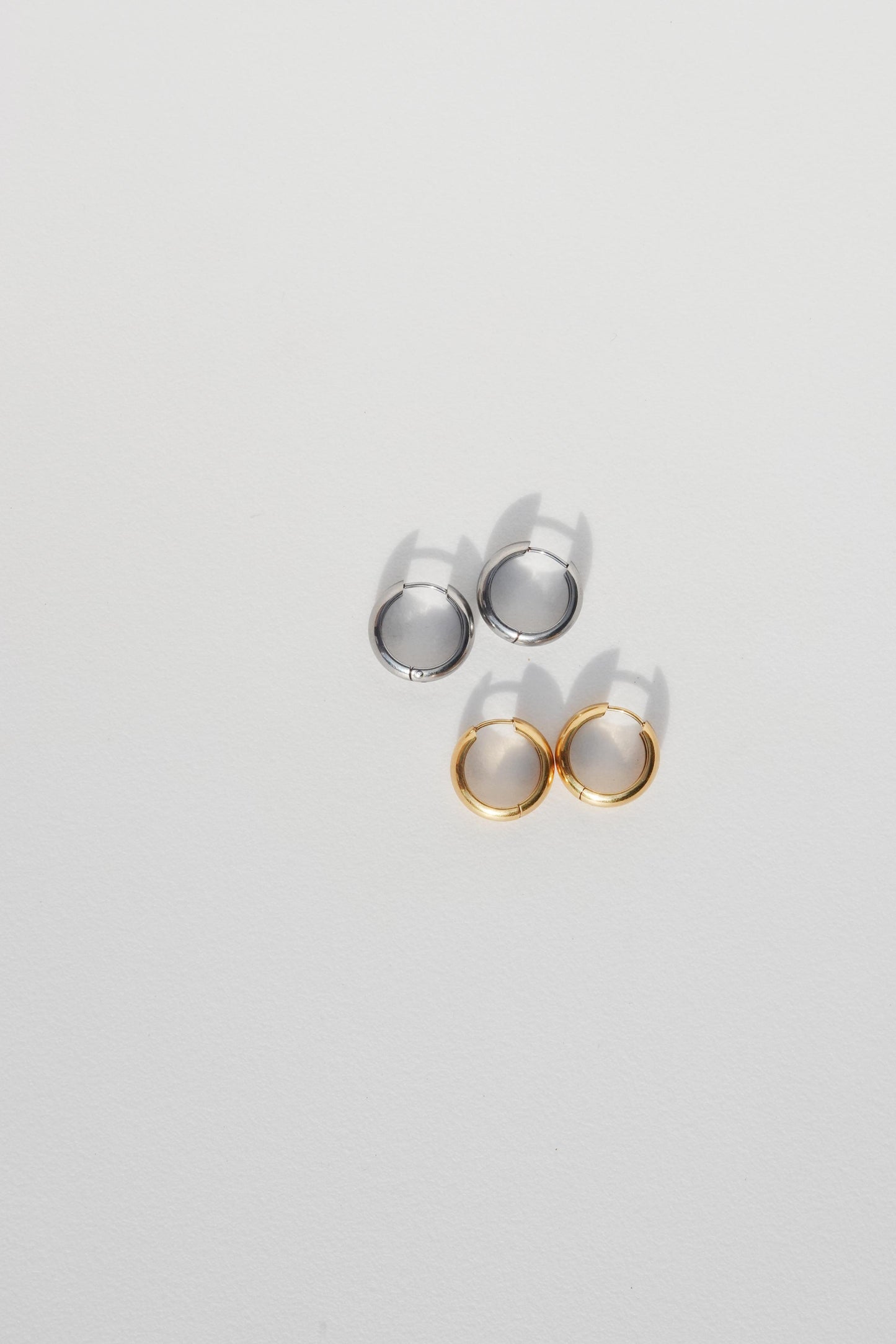 Chunky Huggie Hoops