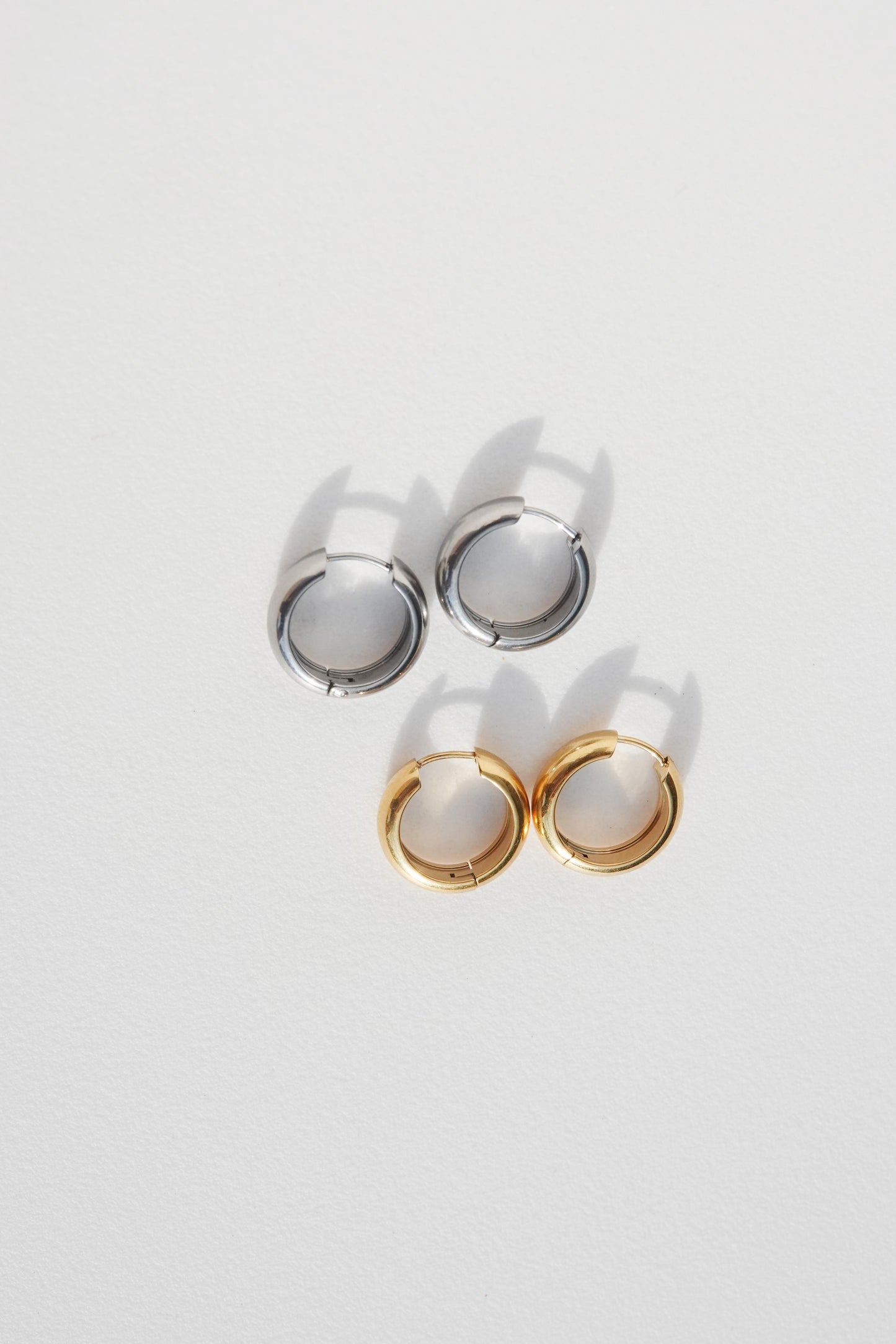 Chunky Huggie Hoops