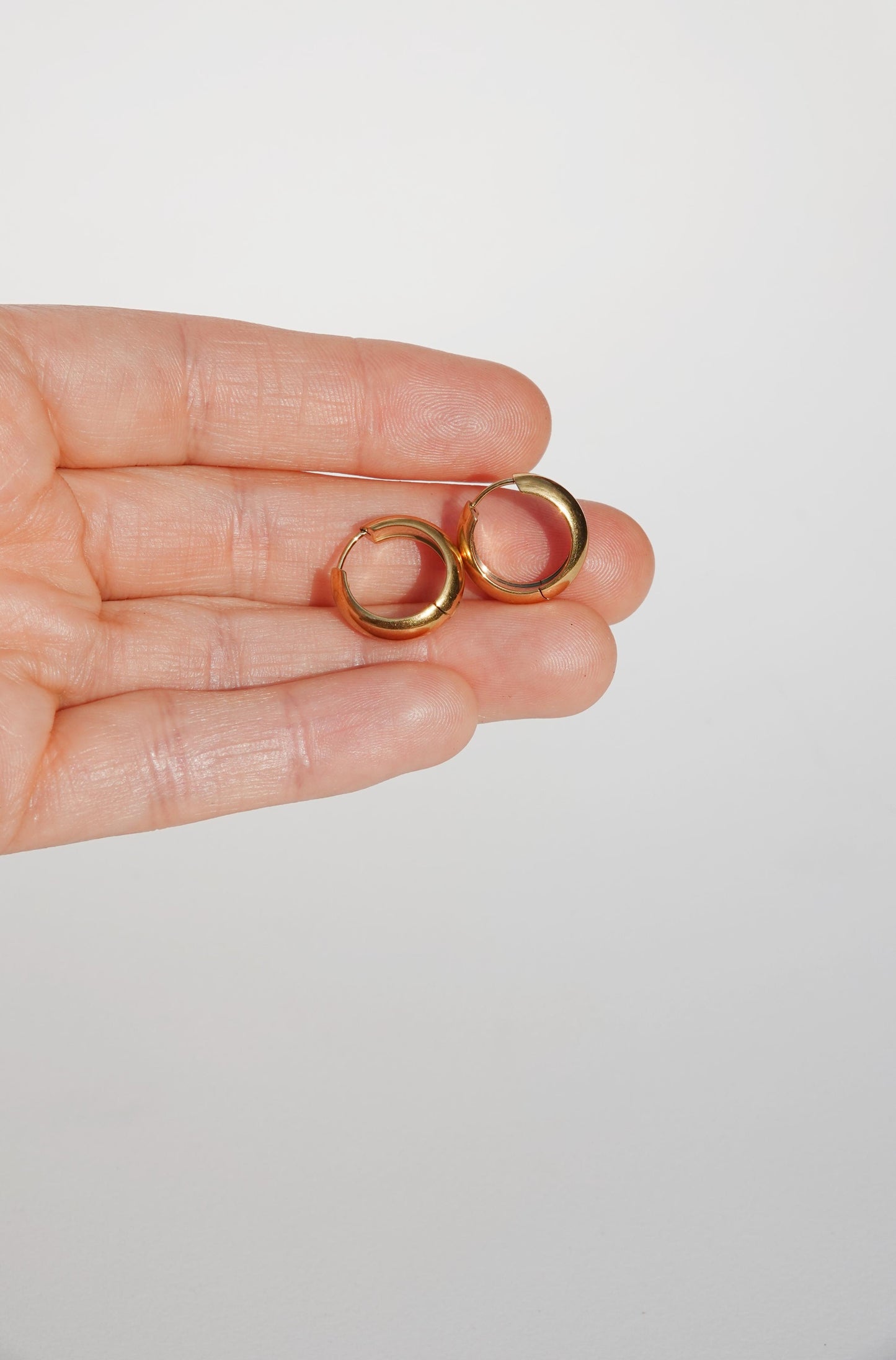 Chunky Huggie Hoops
