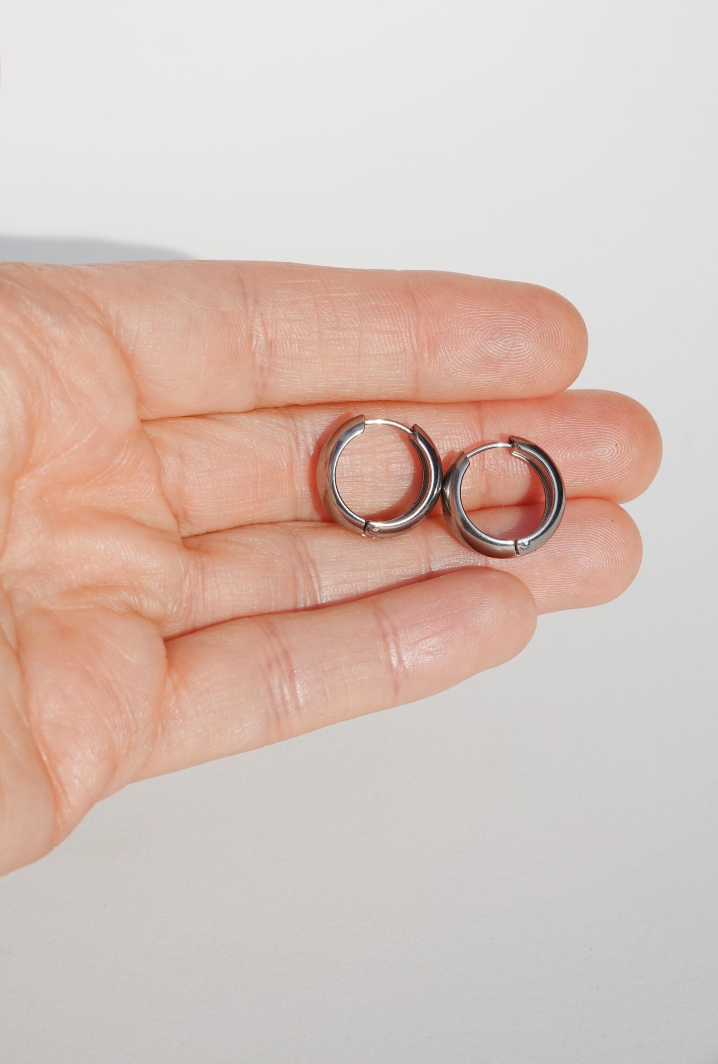Chunky Huggie Hoops
