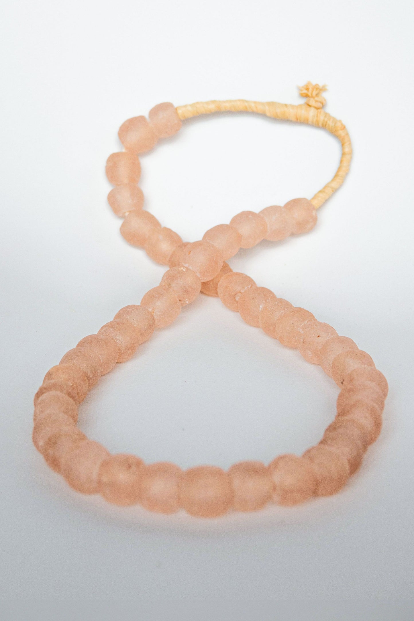JAB Pink Glass Bead Necklace