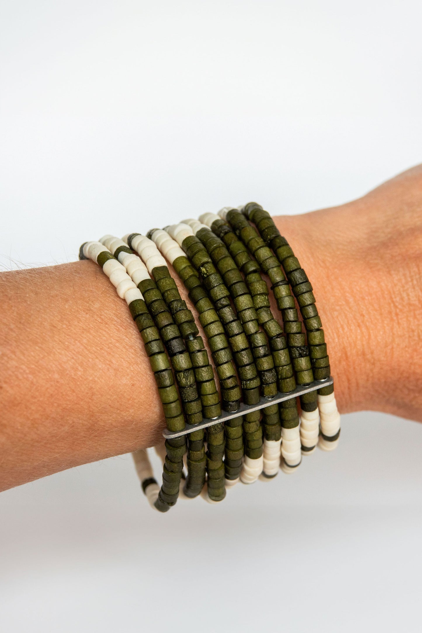 JAB Green & Bone Bracelet