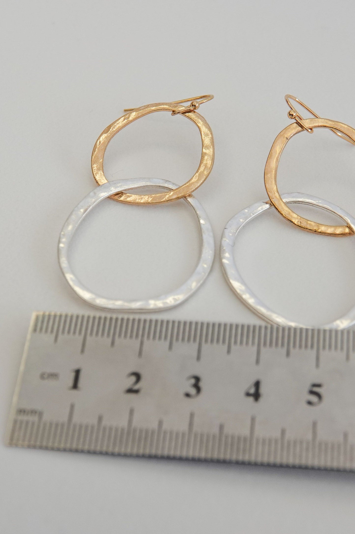 Duo Hoop - Silver and Gold