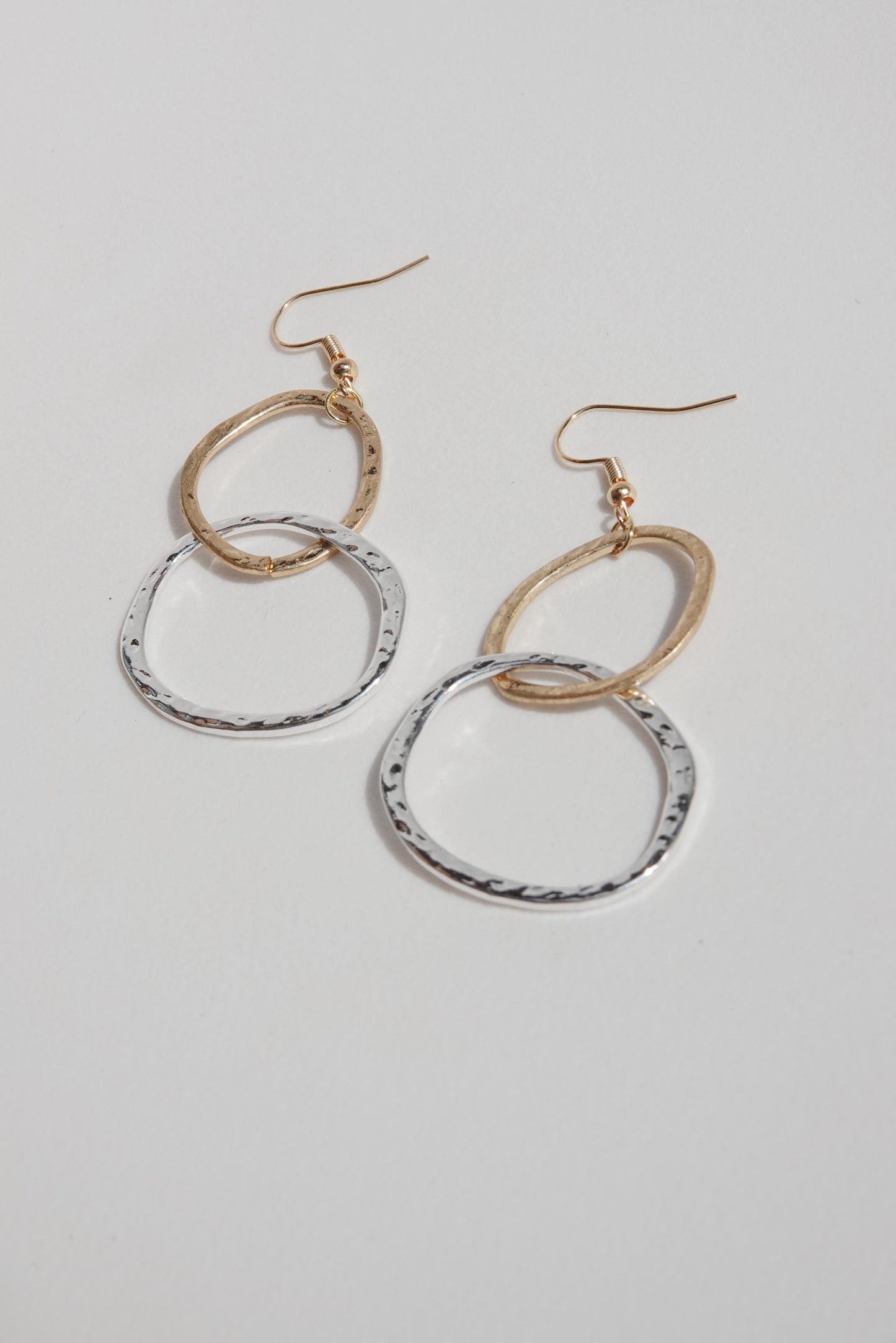 Duo Hoop - Silver and Gold