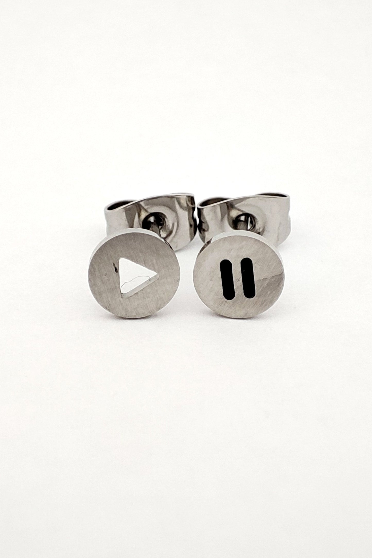 Play/pause stainless steel