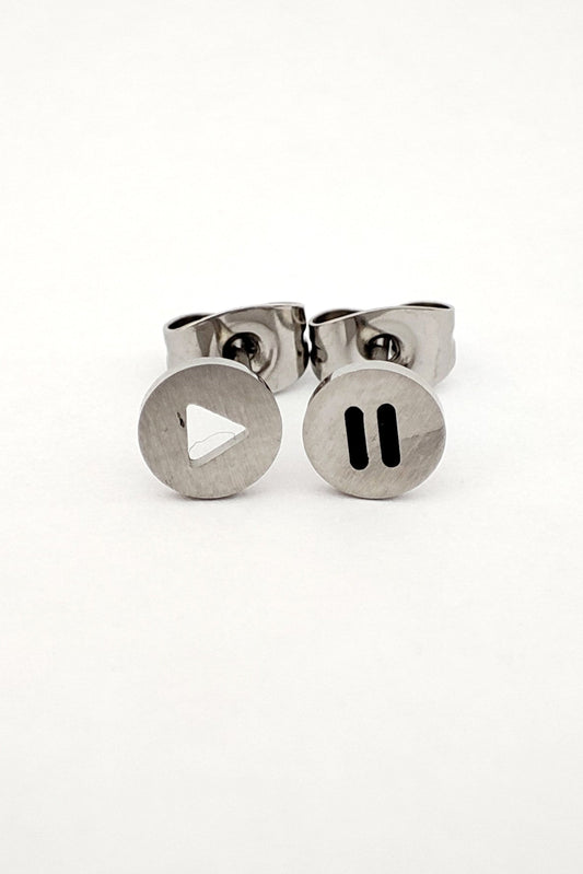 Play/pause stainless steel