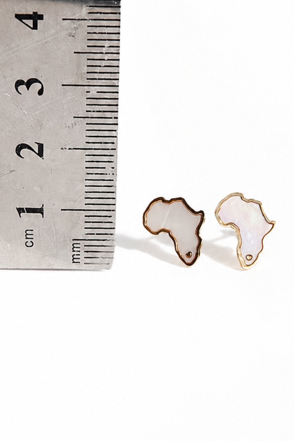 africa stud stainless steel earrings