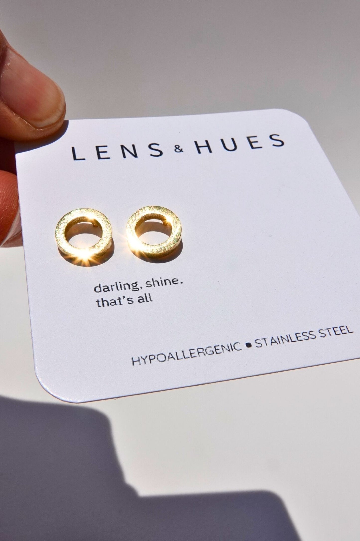 Broader Circle Studs