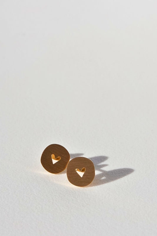 Double Hearts Studs