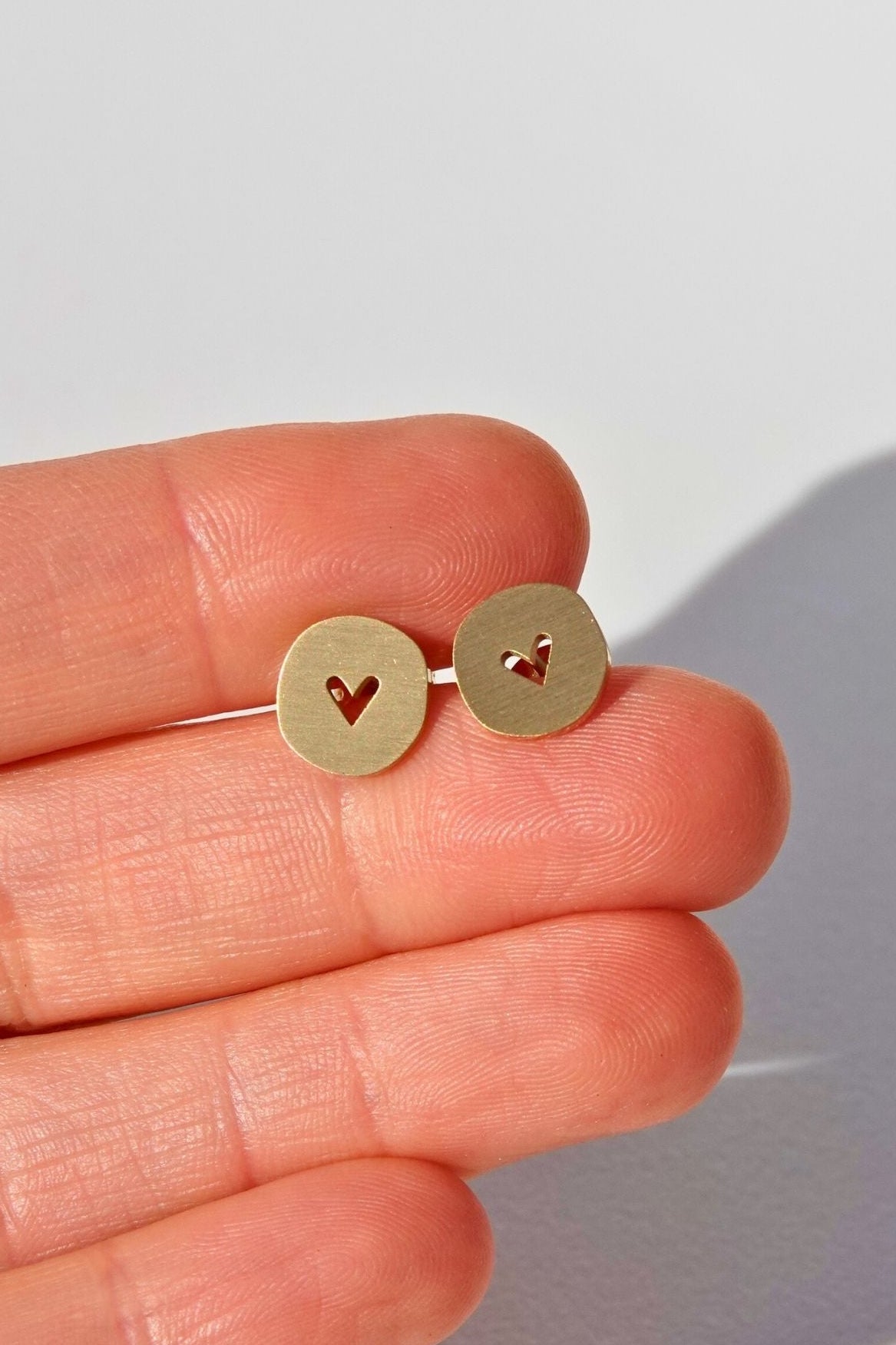 Double Hearts Studs