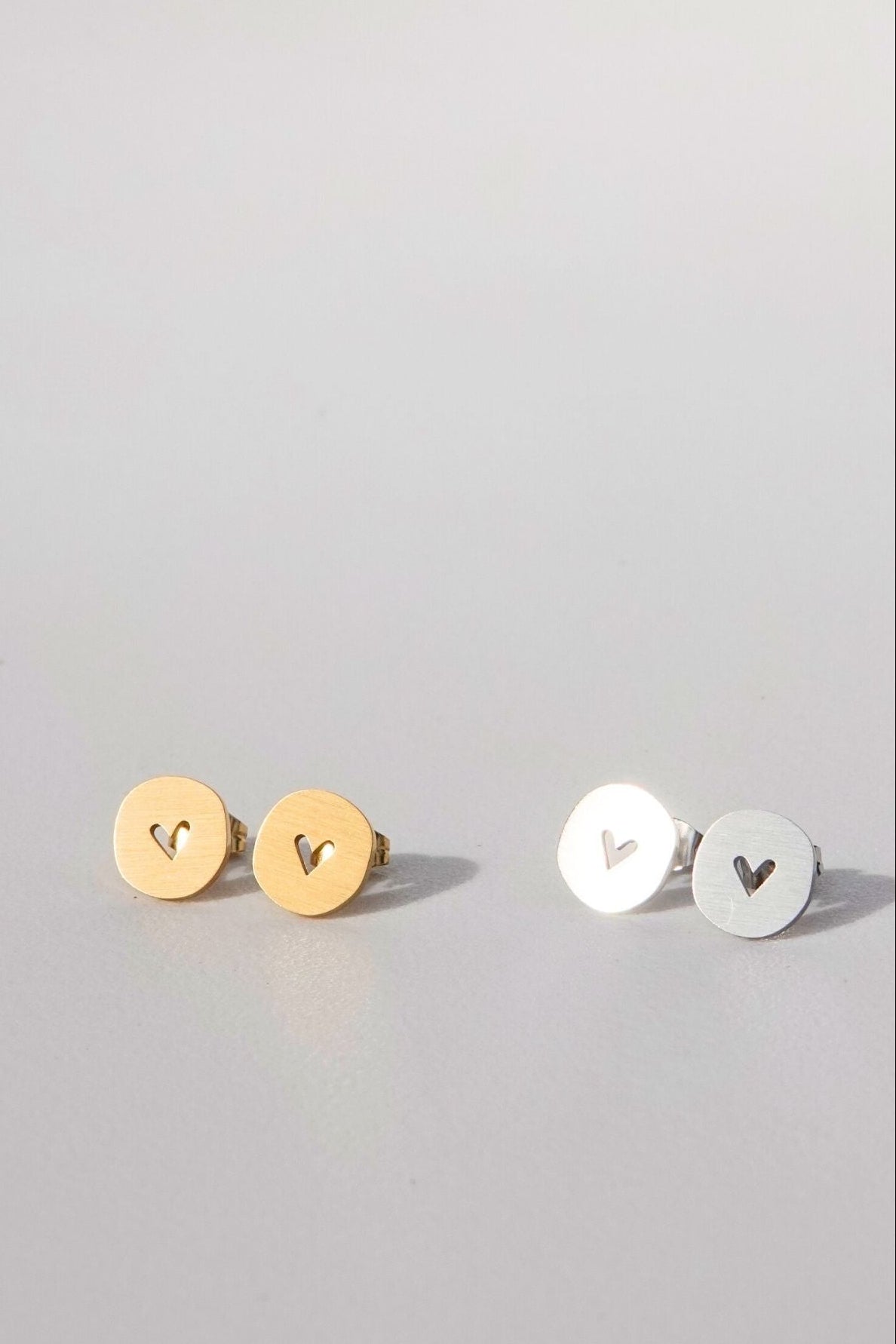 Double Hearts Studs