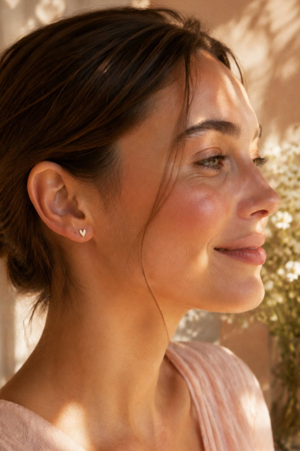 open heart studs