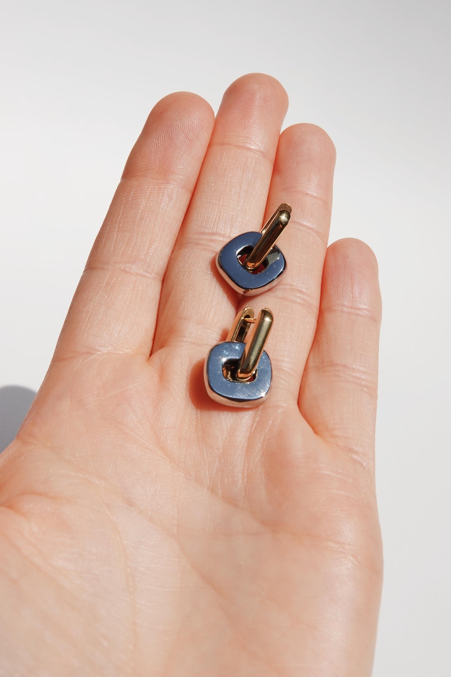 Oval Link Hoops