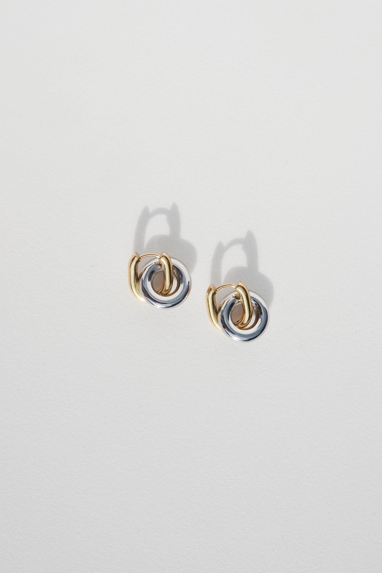 Two Tone Circle Link Dangles