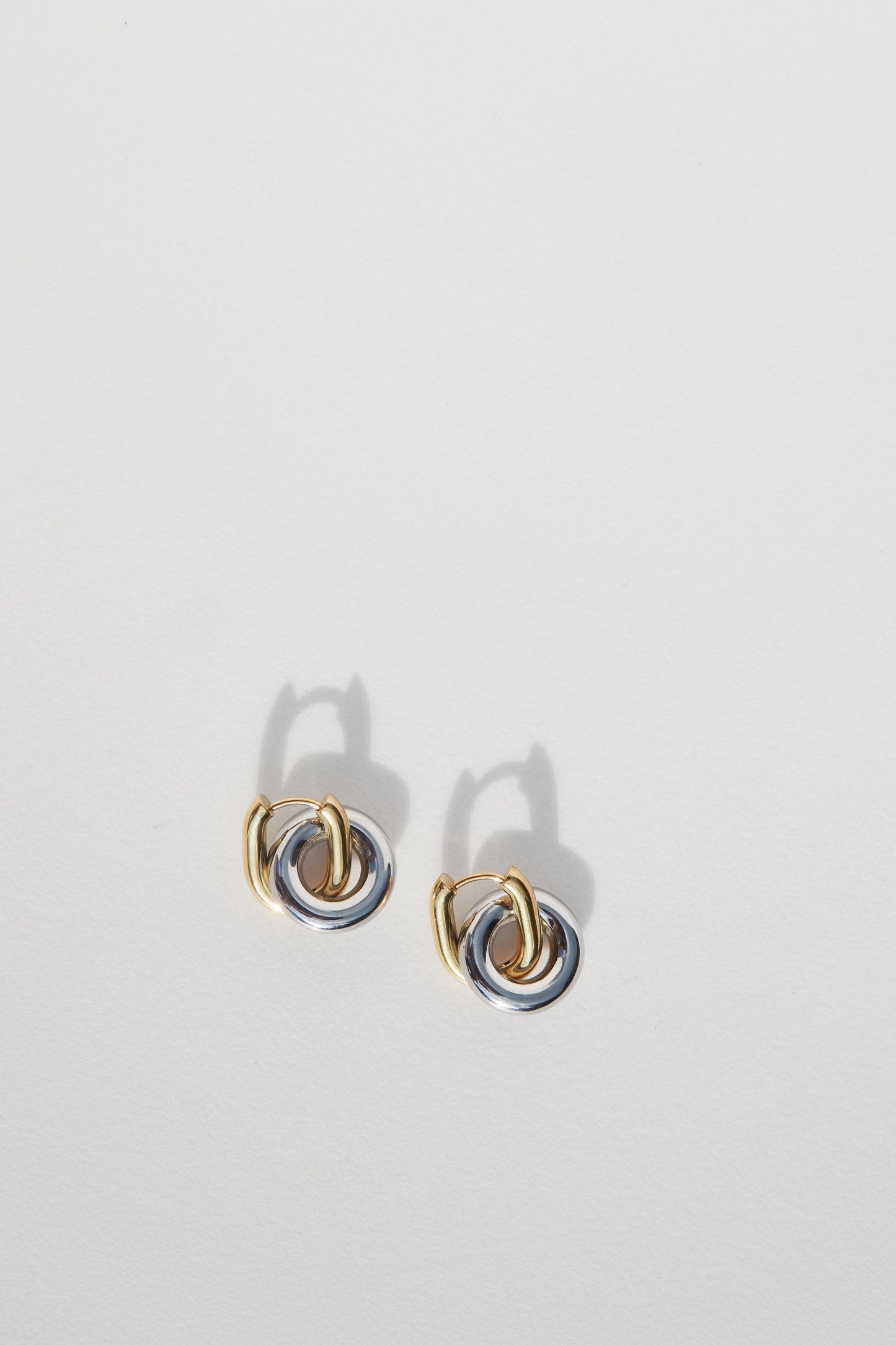 Two Tone Circle Link Dangles